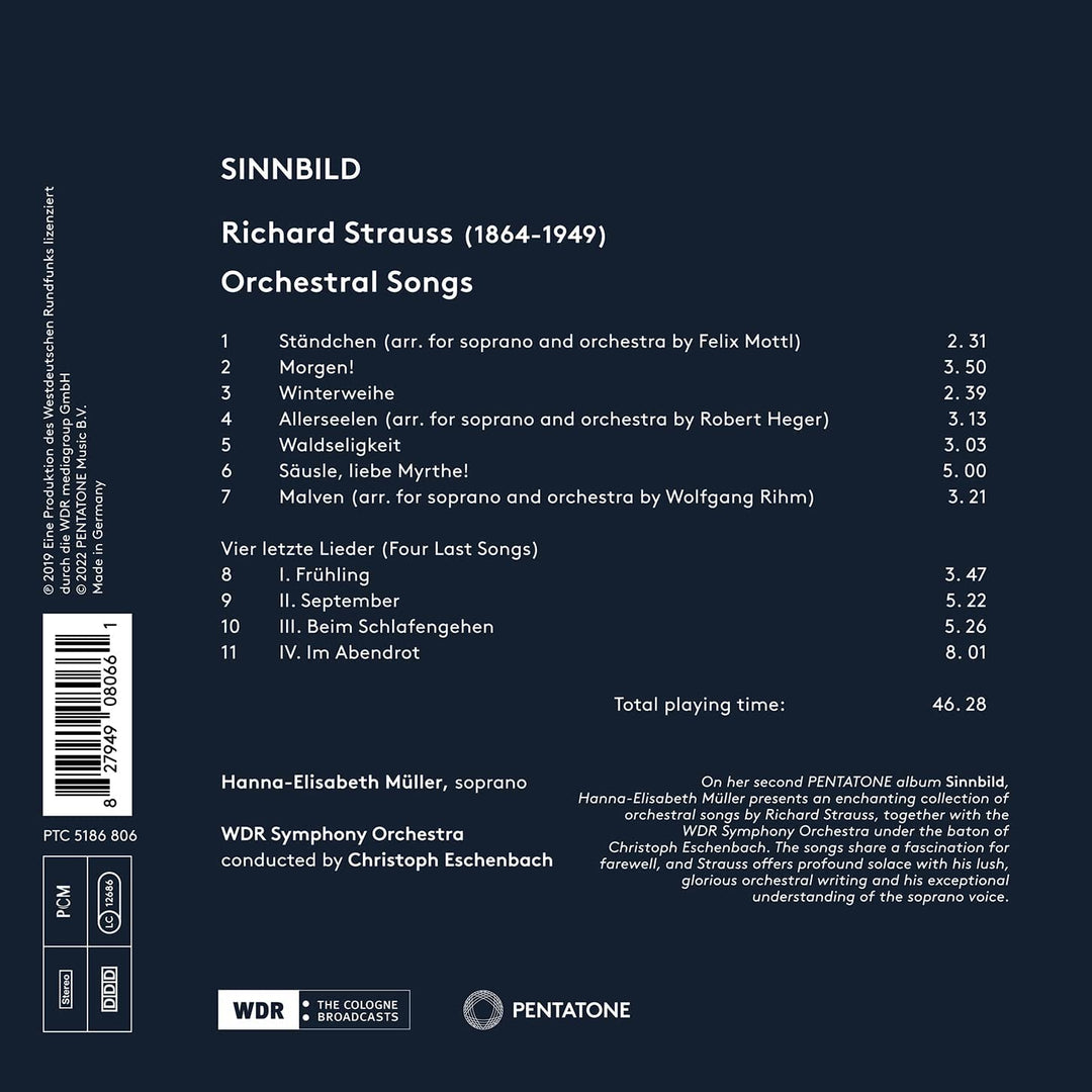 Sinnbild Strauss Songs [Audio CD]