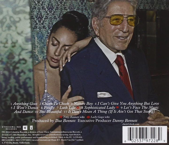 Cheek to Cheek - Tony Bennett Lady Gaga [Audio CD]