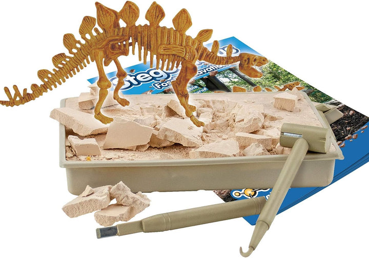 Science4you – Stegosaurus-Fossilien-Grabset für Kinder ab 6 Jahren – Ausgraben und zusammenbauen