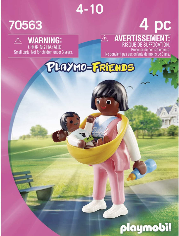 Playmobil 70563 Playmo-Friends Mother with Baby Carrier, for Children Ages 4+