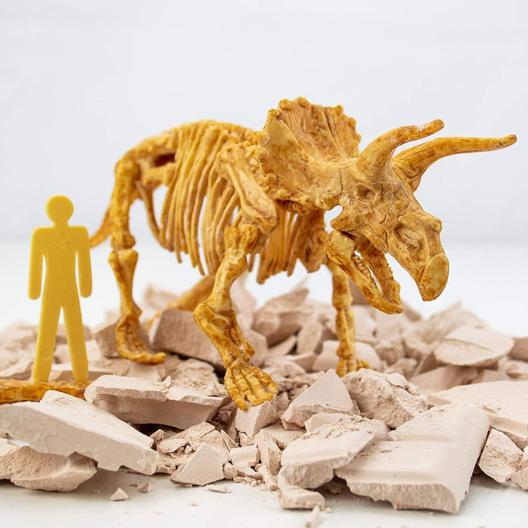 Science4you – Triceratops-Fossilien-Grabset für Kinder ab 6 Jahren – Ausgraben und zusammenbauen