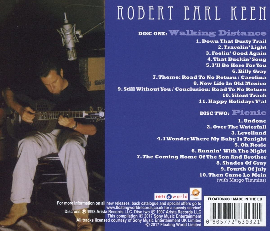 Robert Earl Keen - Walking Distance/Picnic [Audio CD]