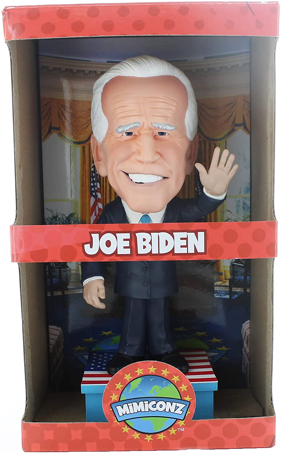 Mimiconz Joe Biden Figurine - Hand-Painted Collectible World Leader Figure 6