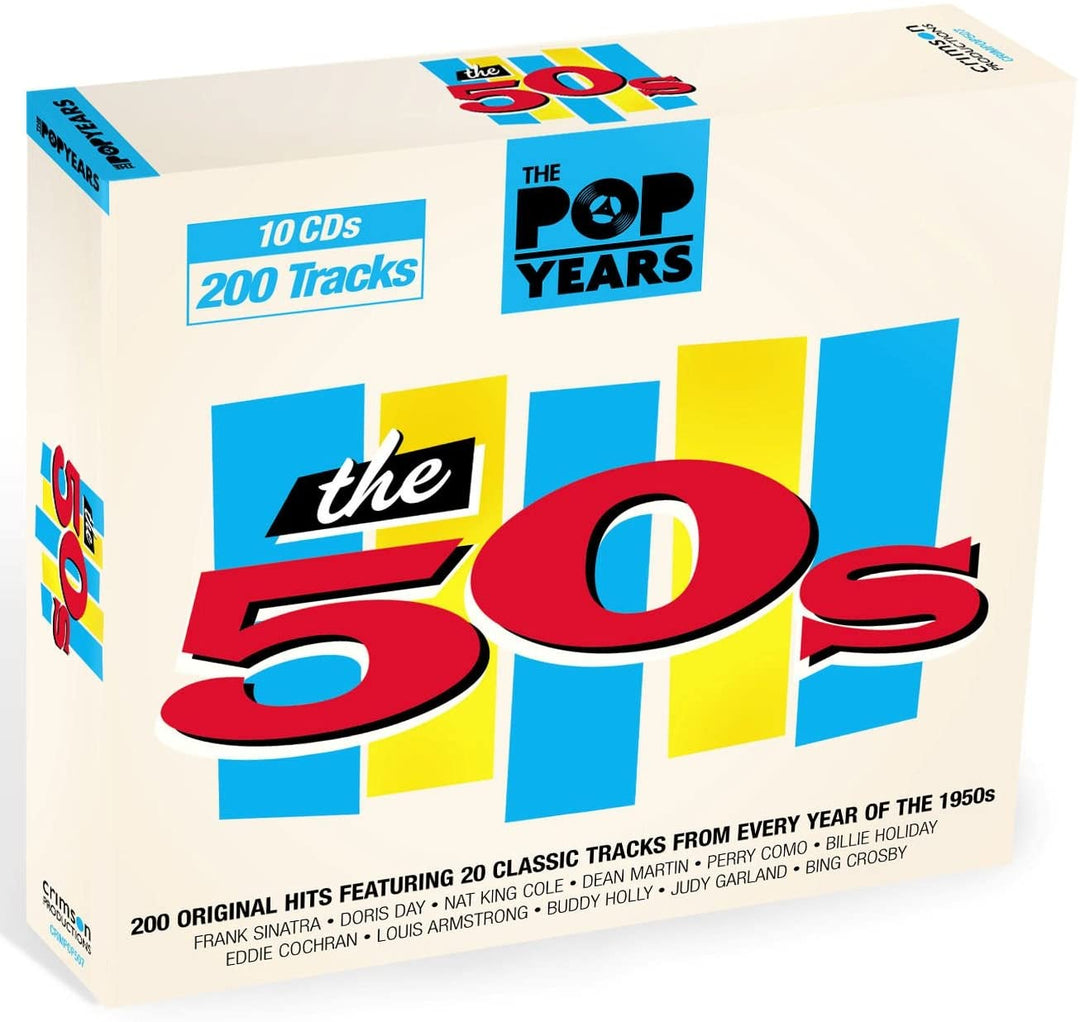 The Pop Years 1950 - 1959 Slim - [Audio CD]