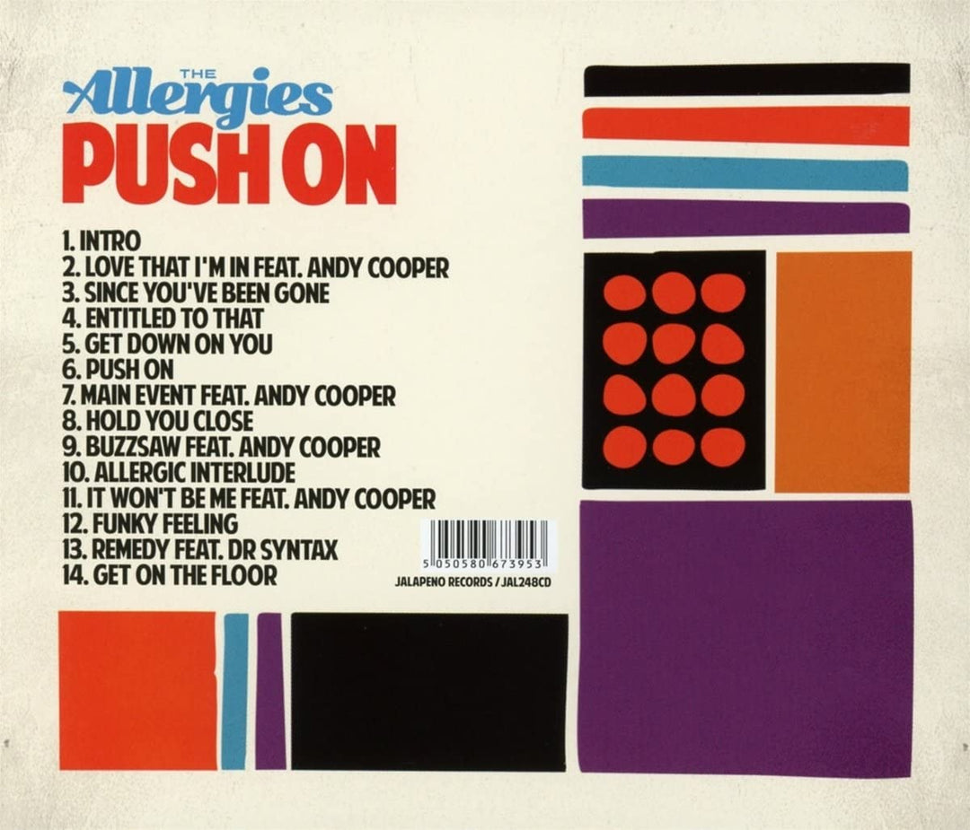 The Allergies  - Push On [Audio CD]