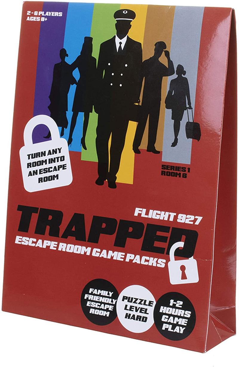AB Gee abgee 539 TF001 EA Trapped Escape Room Game Packs Flight 937, Red