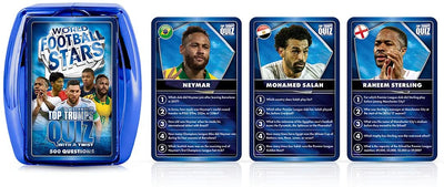 World Football Stars Top Trumps Quiz Game - Blue