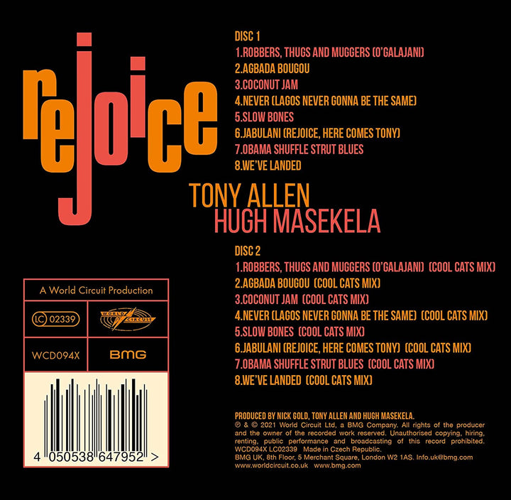 Tony Allen &amp; Hugh Masekela – Rejoice [Audio-CD]