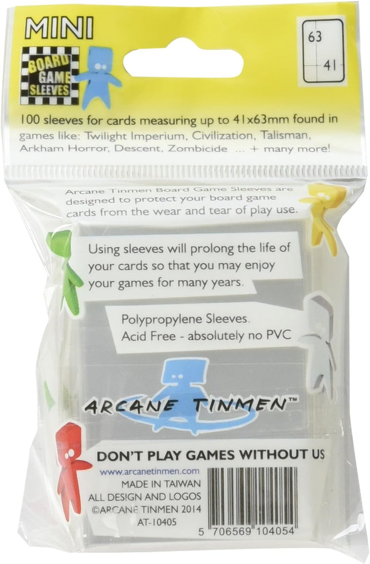 Arcane Tinmen ApS ART10405 Kartenspiel-Hülle/Mini (100 Stück) Card Game, 41 x 63 mm, multicoloured