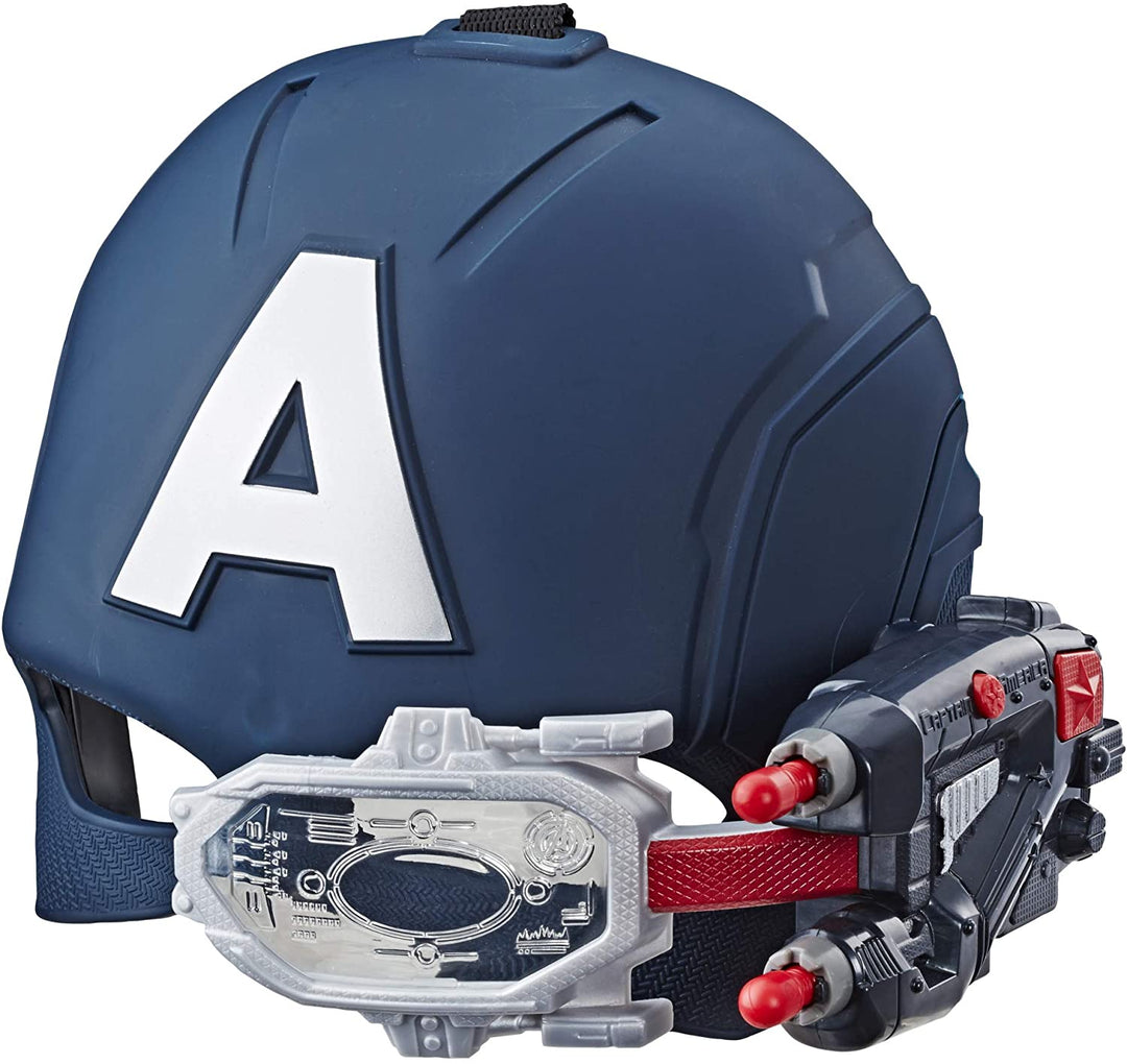 Marvel Avengers Captain America Scope Vision Casco con proiettili per travestimenti da gioco di ruolo