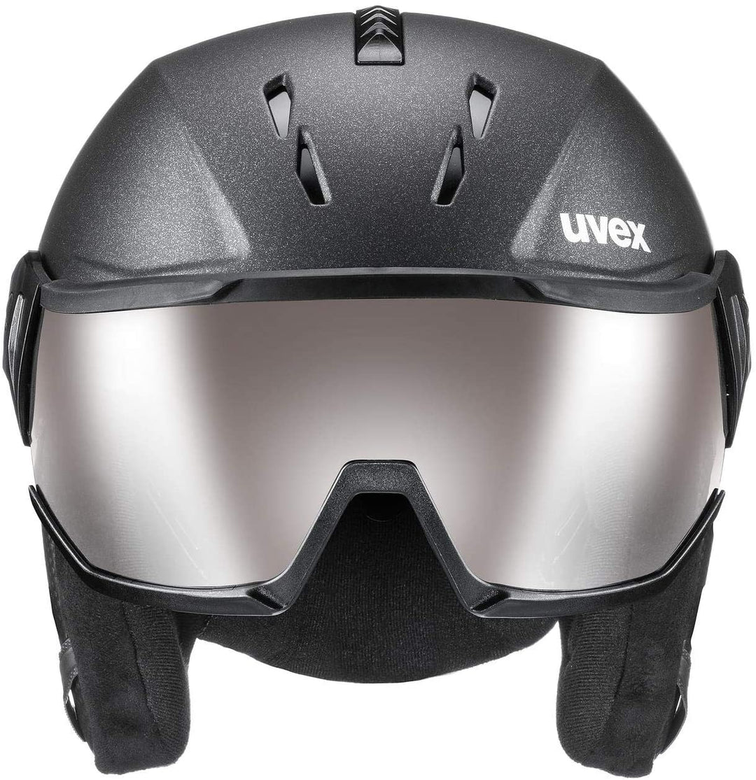 Uvex Unisex's Instinct Visor pro v ski Helmet, Black, 53-55 cm