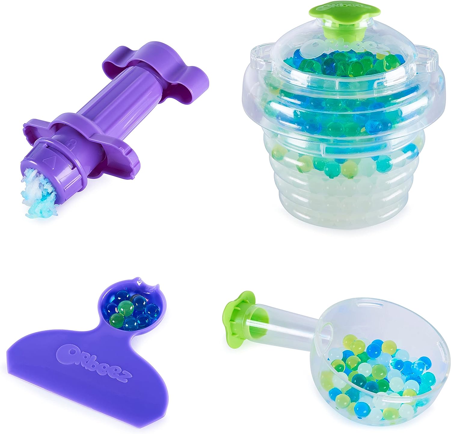 Orbeez Sensation Station - 2000 Glow in the Dark & Colored Water Beads Playset 14