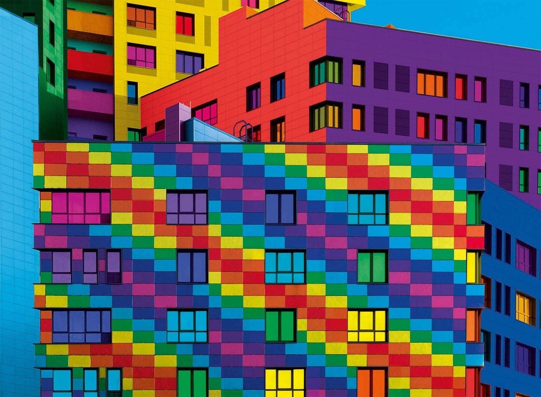 Clementoni 35094, Color Boom Squares Puzzle für Kinder und Erwachsene – 500 Teile