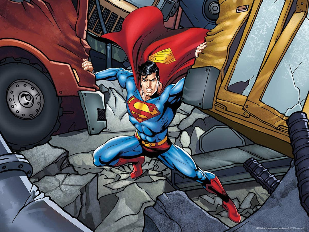 DC Comic SM32523 Superman Strength 3D-Effekt-Puzzle, mehrfarbig