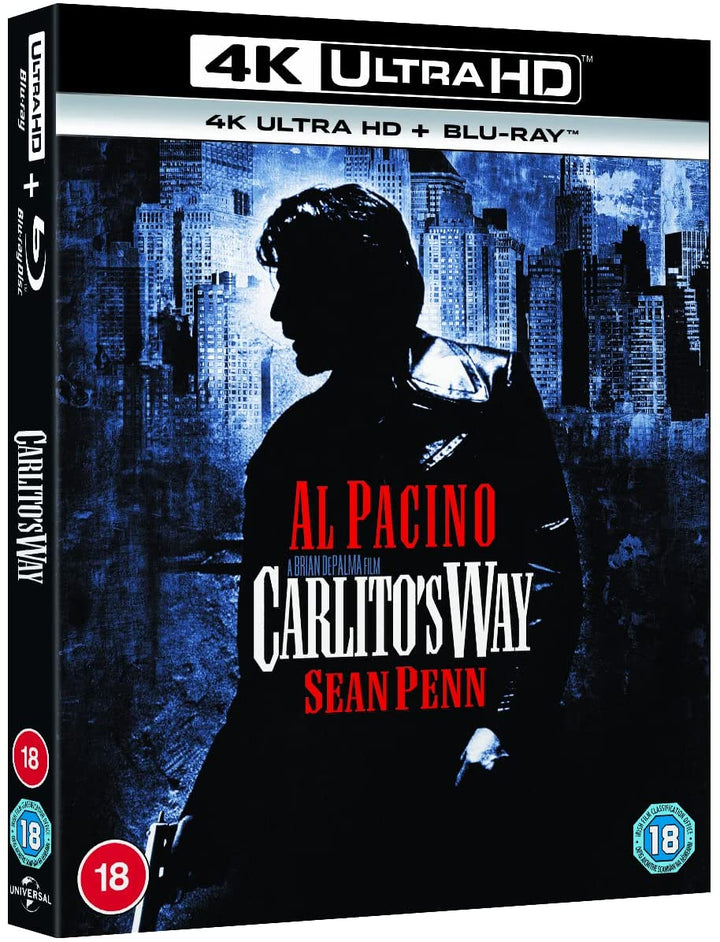 Carlito's Way [4K Ultra HD] [1993] [Region Free] - Crime/Drama [Blu-ray]
