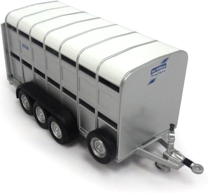 Britains 1:32 Ifor Williams Livestock Trailer, Collectable Toy Farm Accessory for Children, Farm Set Accessory Compatible with 1:32 Scale Farm Animals, Suitable for Collectors & Children from 3 Years
