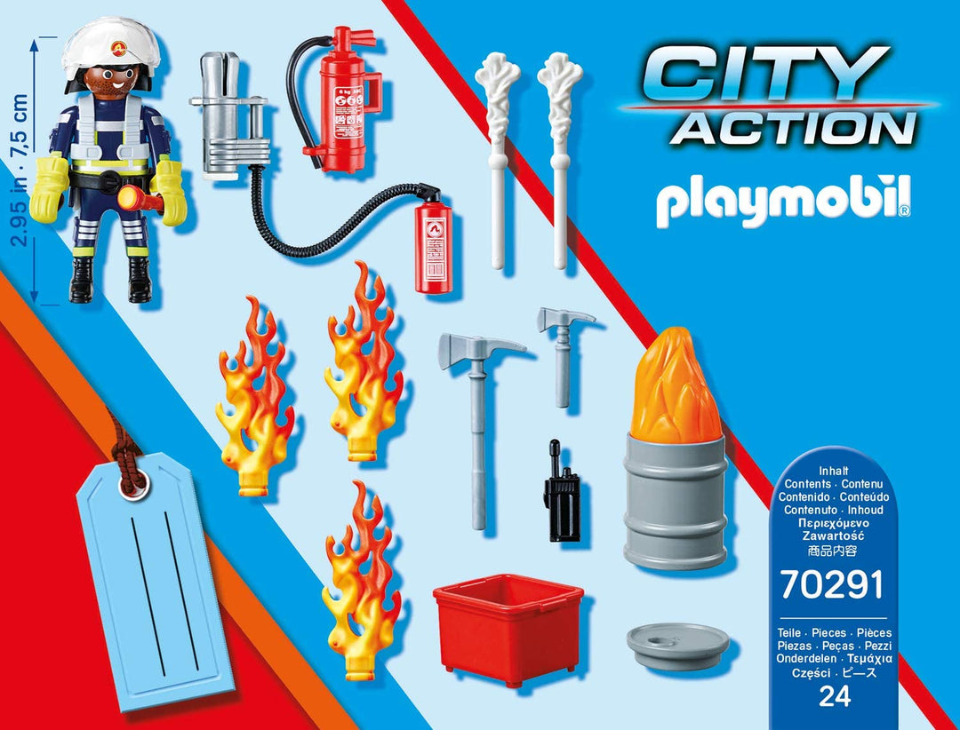 Playmobil 70291 Set regalo per vigili del fuoco