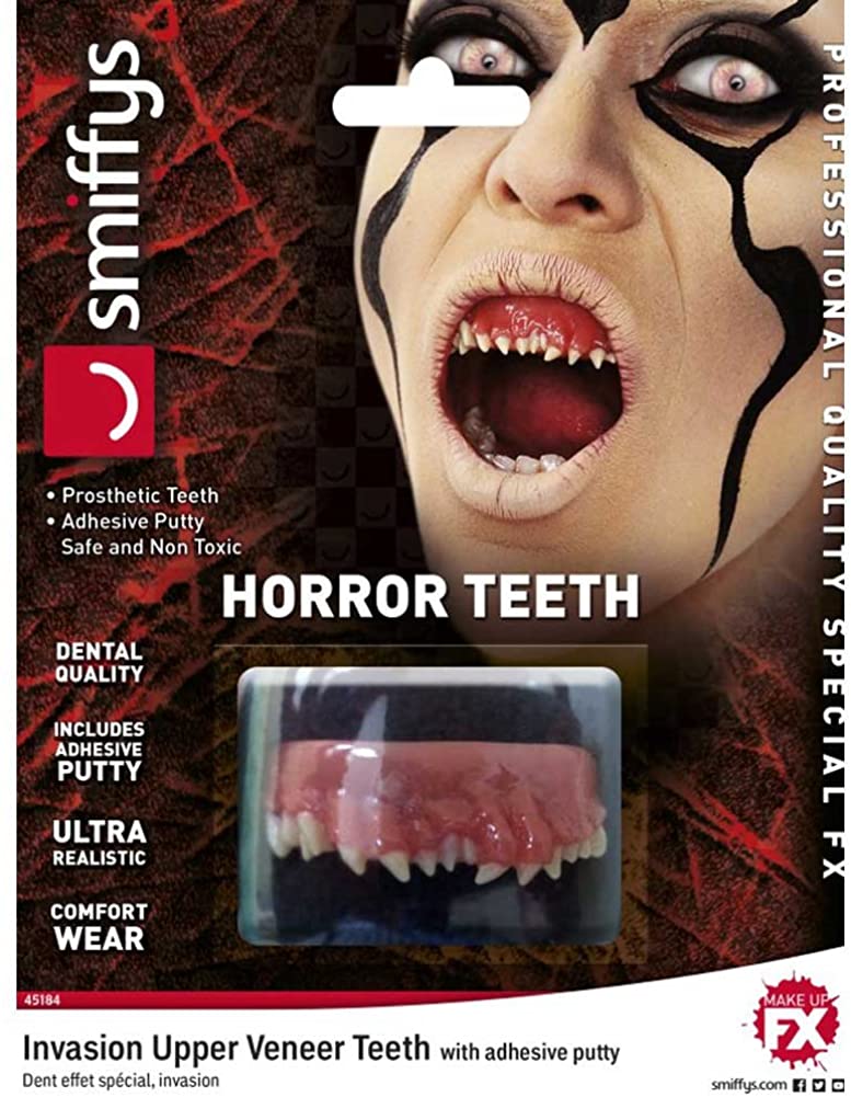 Smiffys Make-Up FX, Horror Teeth, Invasion