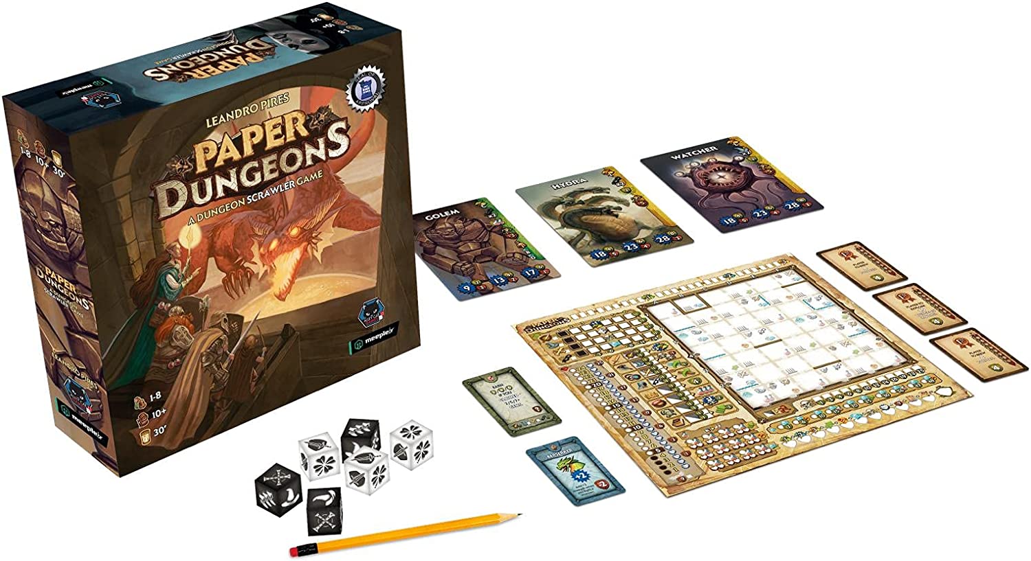 Alley Cat Games Paper Dungeons Board Game 2