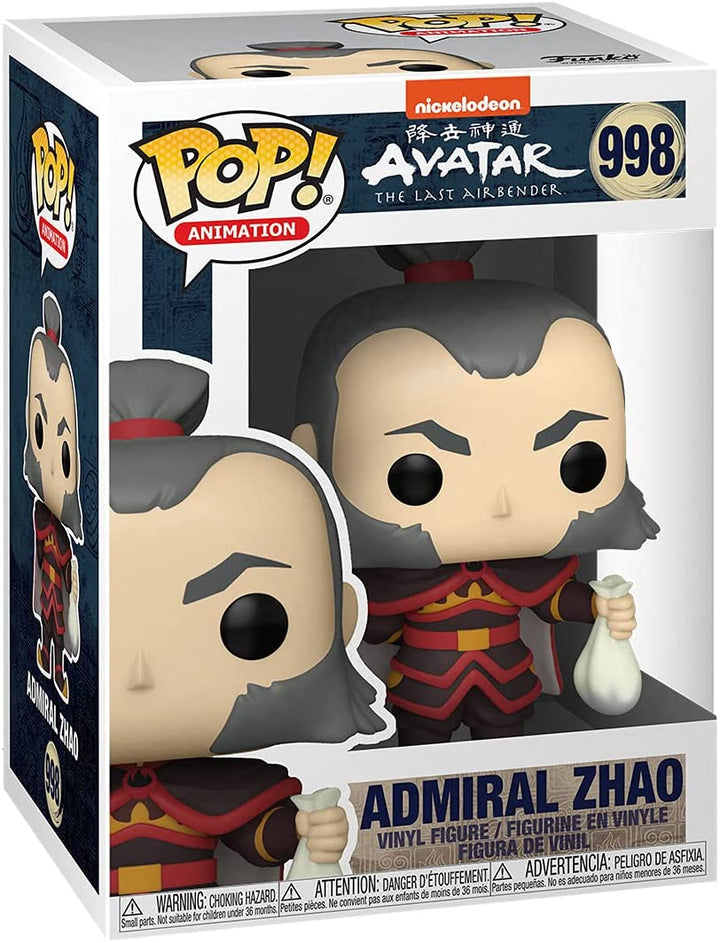 Avatar The Last Airbender Admiral Zhao Funko 56023 Pop! Vinilo # 998