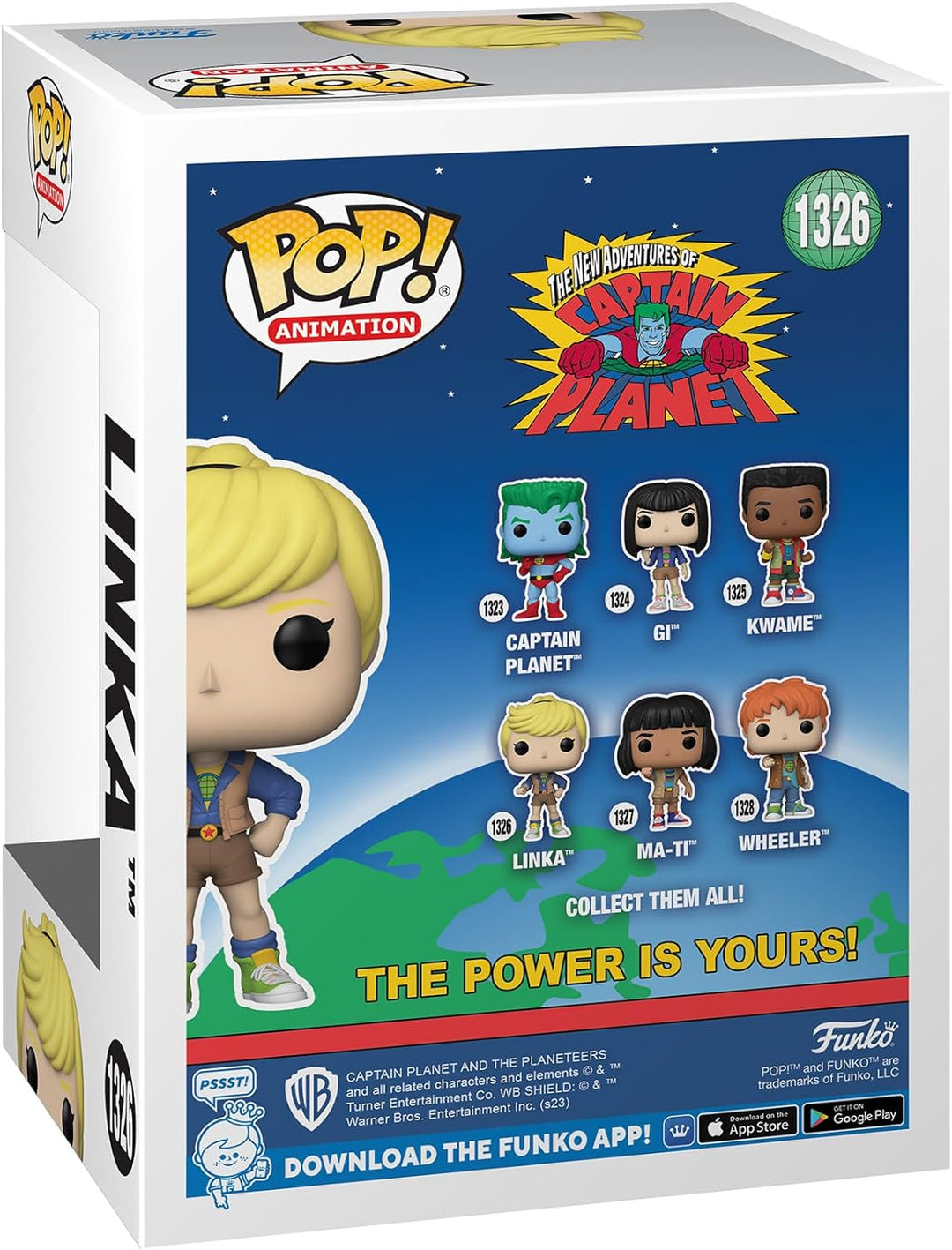 Animation: Captain Planet and the Planeteers - Linka Funko 72558 Pop! Vinyl #1326