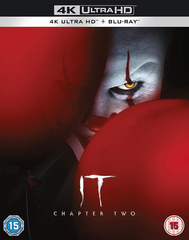 IT Chapter Two [2019] [4K Ultra HD] [2019] [2020] [Region Free] – Horror/Thriller [Blu-ray]