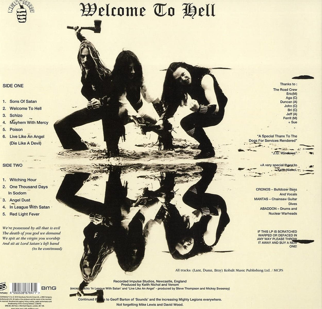 Venom – Welcome To Hell (Gold &amp; Black [Vinyl]