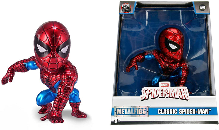 Jada Toys Marvel 4 Inch Classic Spiderman Figure