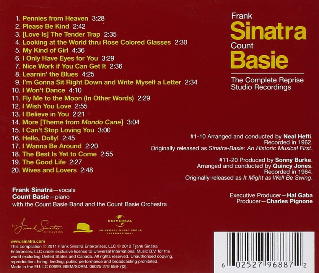 The Complete Reprise Studio Recordings - Frank Sinatra Count Basie [Audio CD]