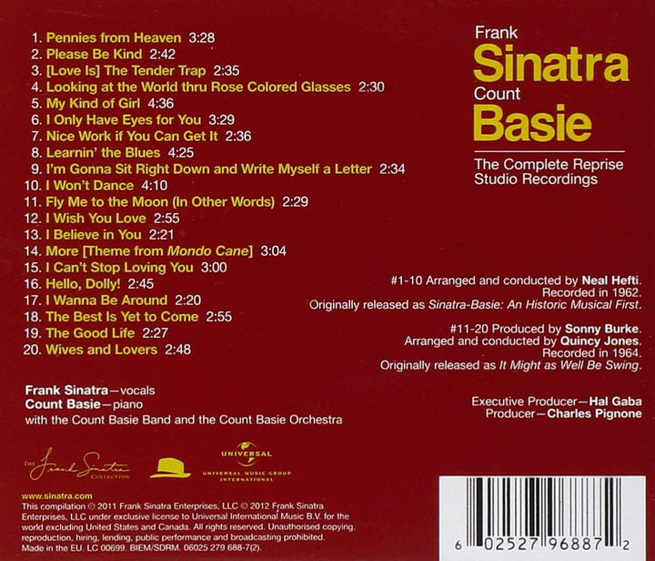 Die kompletten Reprise Studio-Aufnahmen – Frank Sinatra Count Basie [Audio-CD]