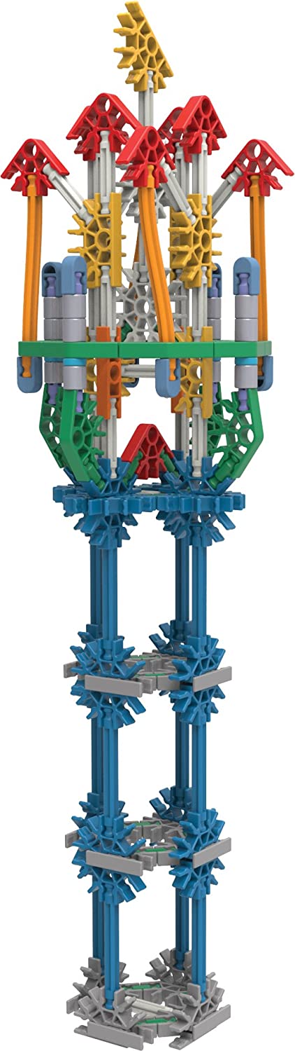 K'NEX 23012 Imagine Power and Play motorisiertes Bauset, Lernspielzeug für Kinder, 529-teiliges Stiel-Lernset, Technik für Kinder, lustiges und farbenfrohes Bauspielzeug für Kinder ab 7 Jahren