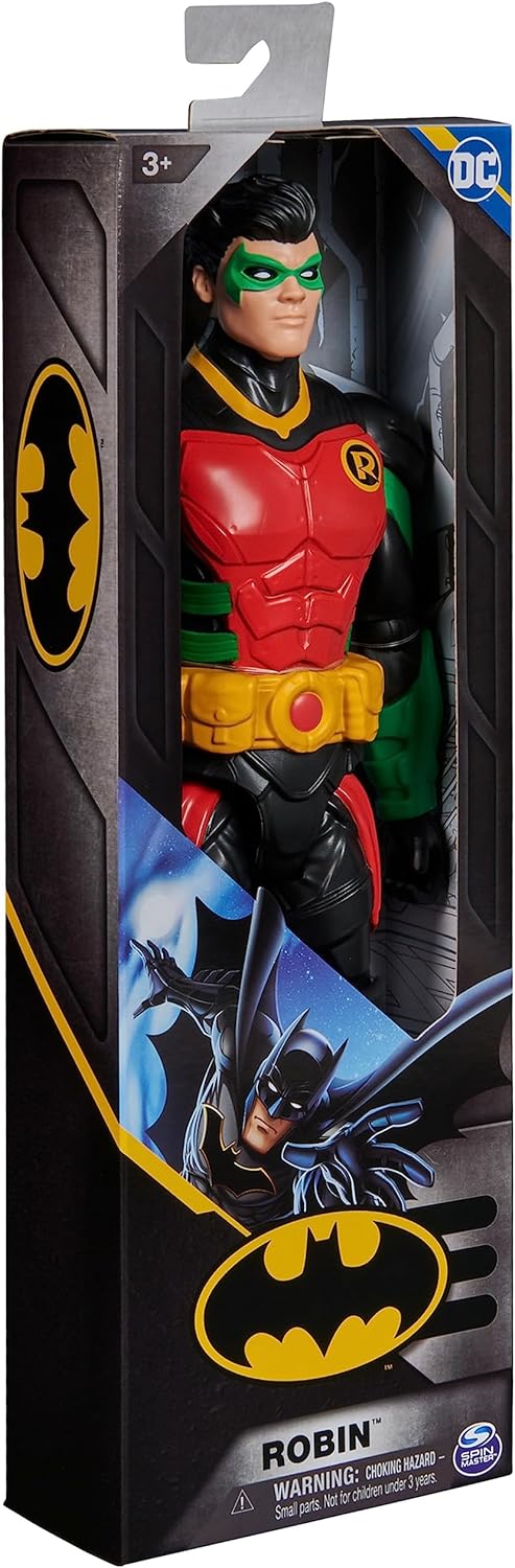 DC Comics, Robin-Actionfigur, 30 cm, Kinderspielzeug für Jungen und Mädchen, ab 3 Jahren