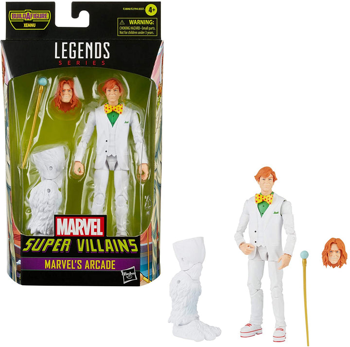 Hasbro Marvel Legends Series 6-inch Collectible Marvel's Arcade Action Figure and 2 Accessories