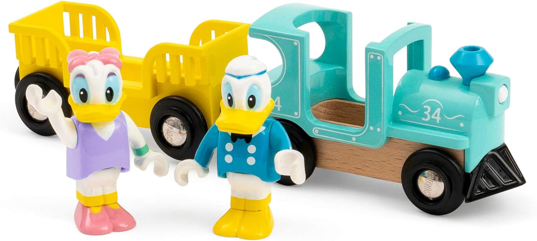 BRIO Disney Donald &amp; Daisy Duck Zug für Kinder ab 3 Jahren – kompatibel mit