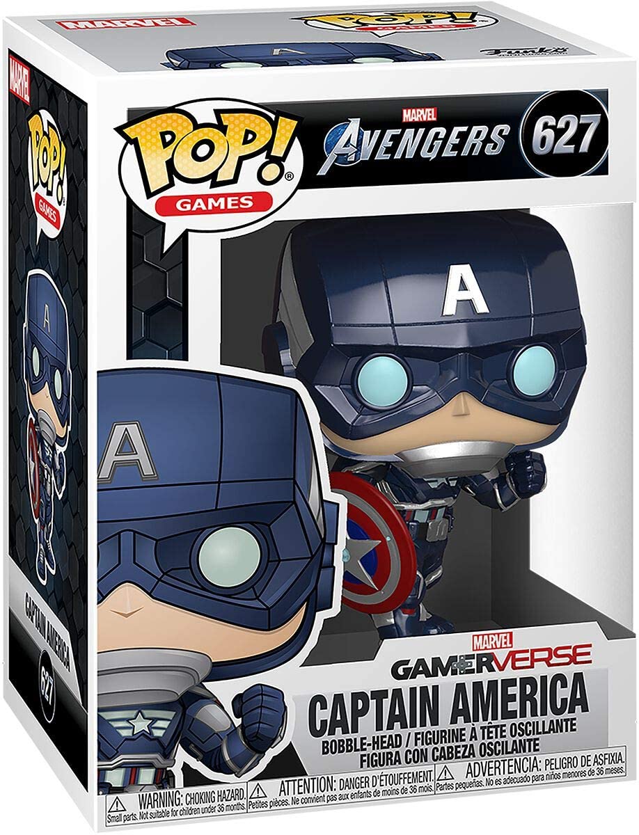 Marvel Avengers Marvel Gamerverse Capitán América Funko 47757 Pop! VInyl # 627