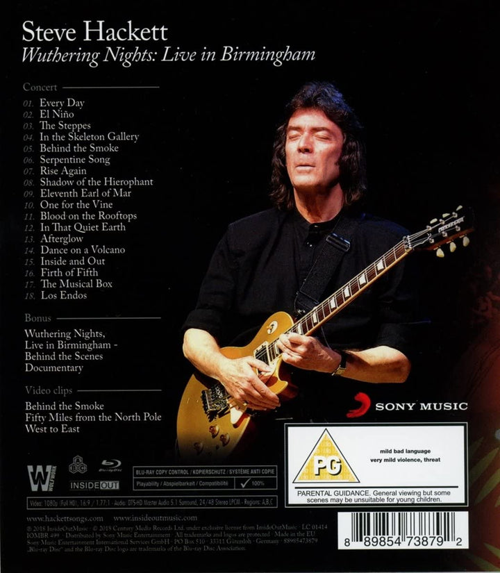 Wuthering Nights: Live in Birmingham [Region A & B & C] [Blu-ray]
