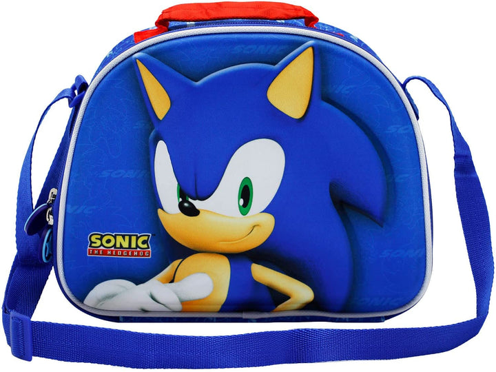 Sega-Sonic Velocity-3D Lunchtasche, Blau
