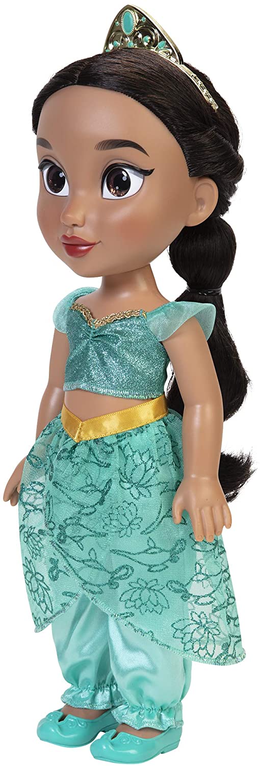 Disney Princess My Friend Jasmine Puppe, 35,6 cm groß, inklusive abnehmbarem Outfit und Ti