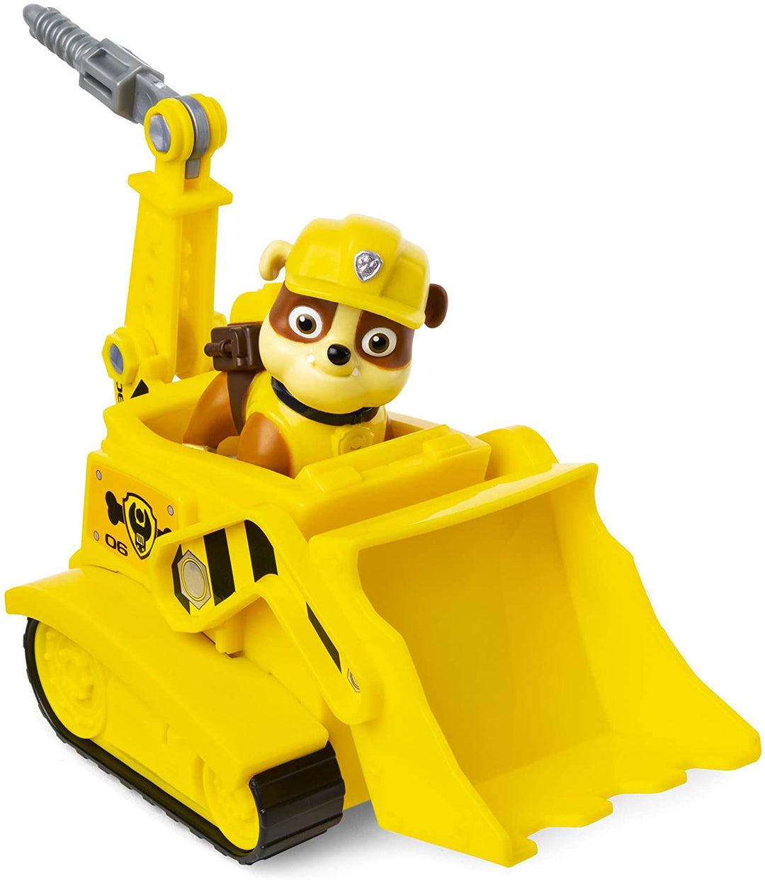 Paw Patrol 6054435 Schutt-Bulldozer-Fahrzeug mit Sammelfigur