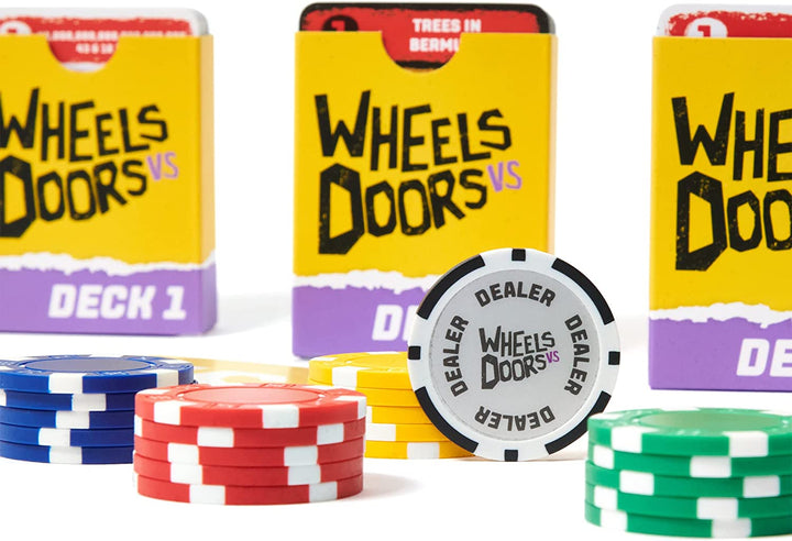 Wheels Vs Doors Partyspiel | Urkomisches Spiel basierend auf Social-Media-Diskussionen |