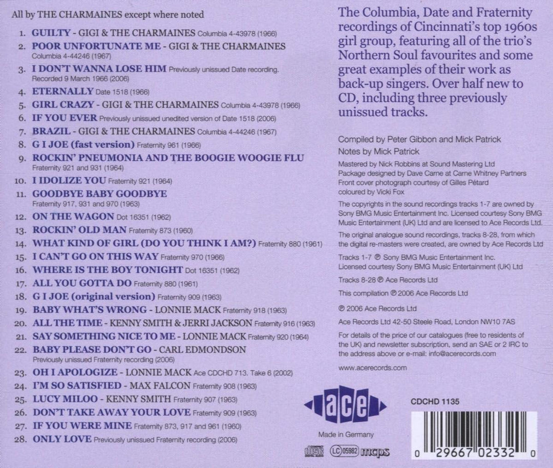 Gigi & the Charmaines - Gigi and the Charmaines [Audio CD]