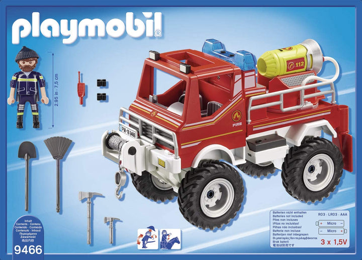 Playmobil City Action 9466 Camión de bomberos para niños a partir de 5 años