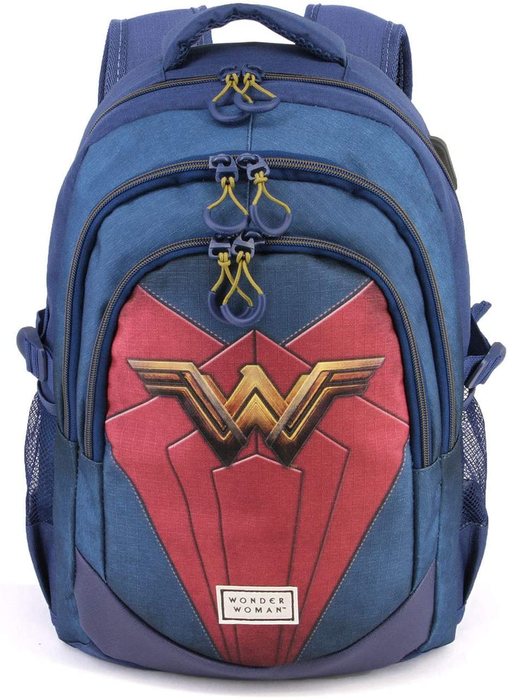 Karactermania Wonder Woman Emblem-Running HS Rucksack Lässiger Tagesrucksack, 44 cm, 21 Liter