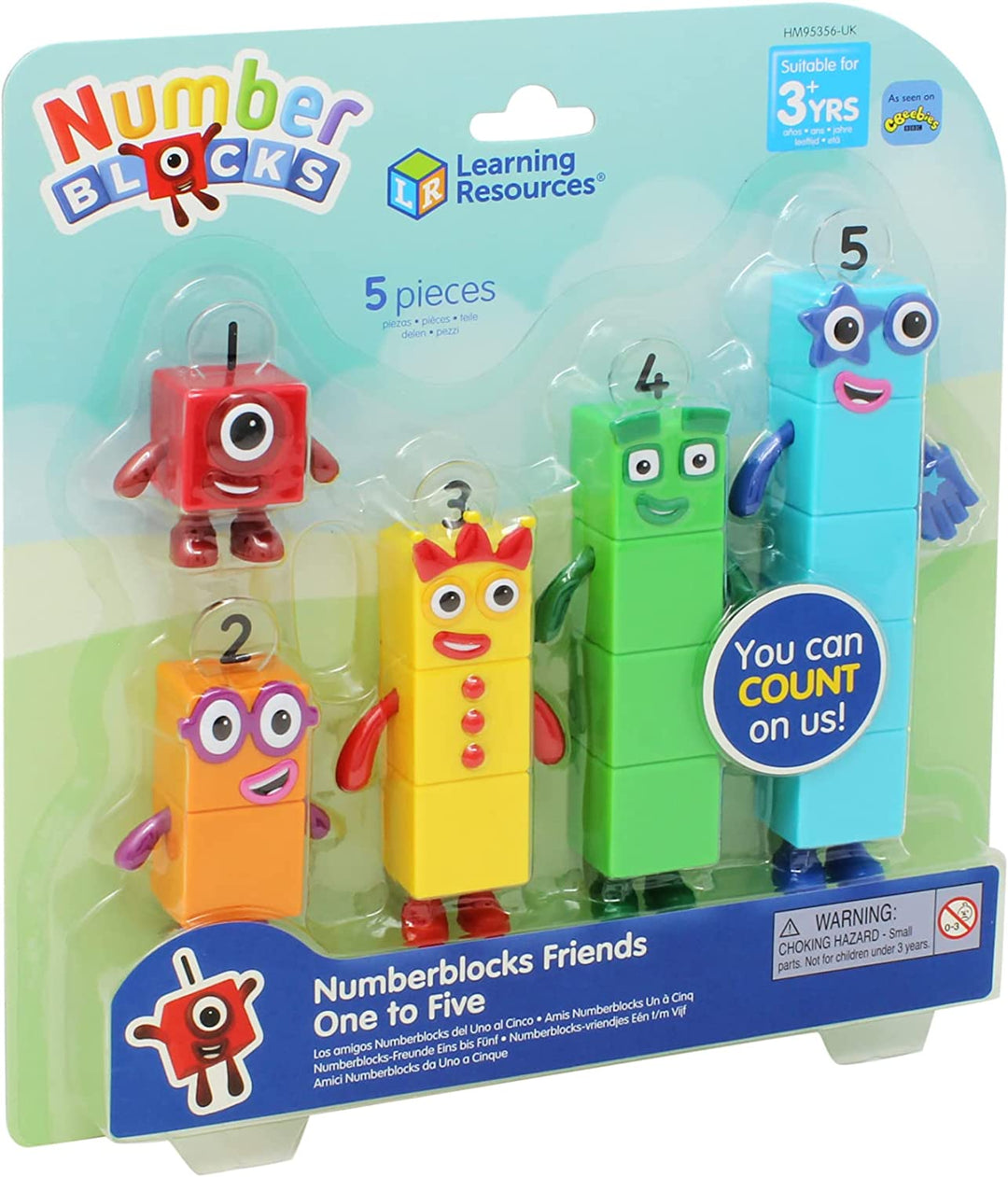 Learning Resources HM95356-UK Numberblocks Friends One to Five