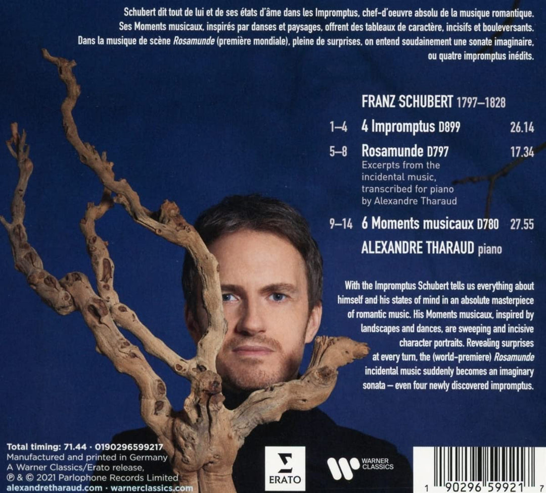 Alexandre Tharaud – Schubert [Audio-CD]