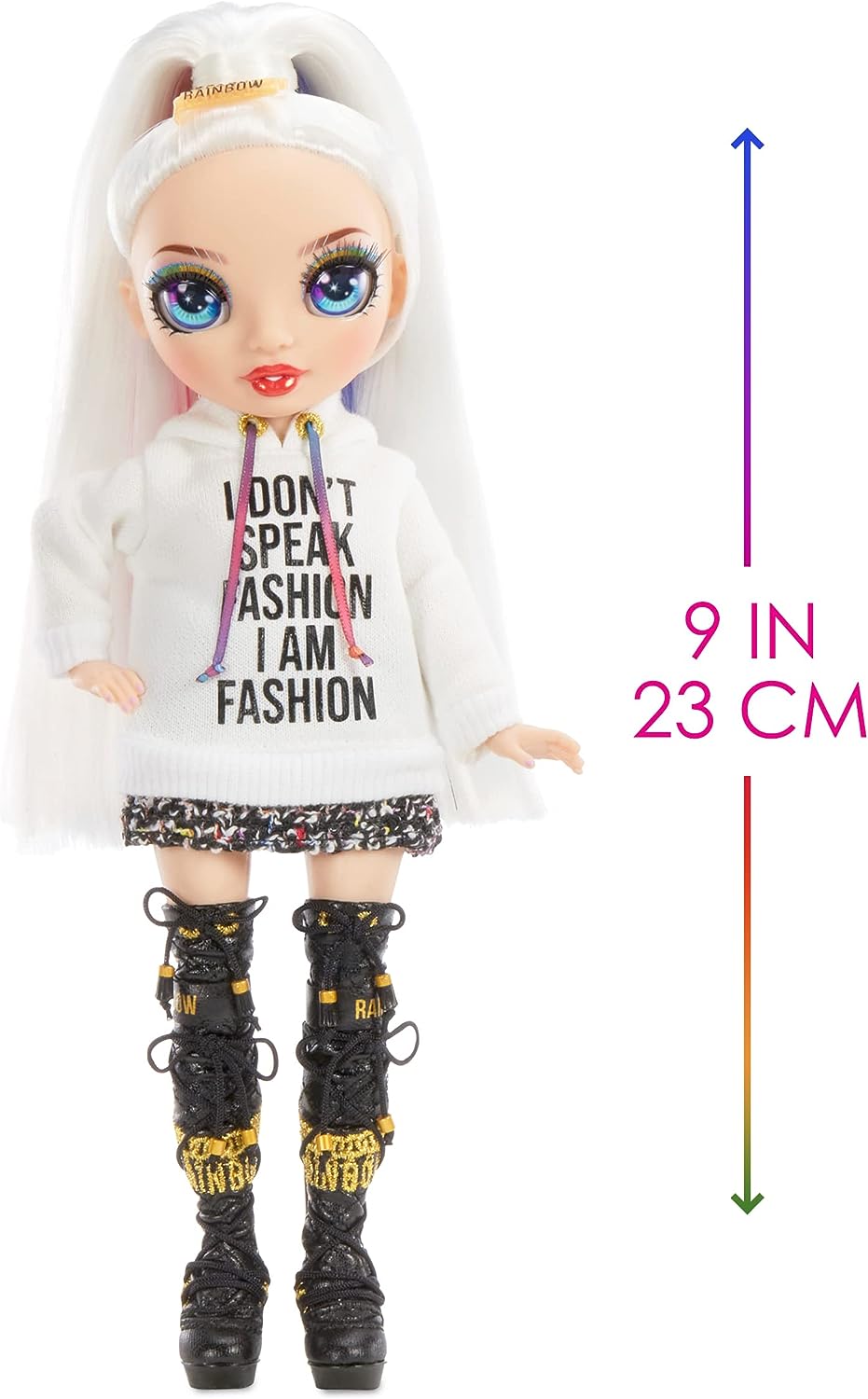 Rainbow High Junior High - AMAYA RAINE - 9"/23cm Rainbow Fashion Doll with Outfit and Accessories