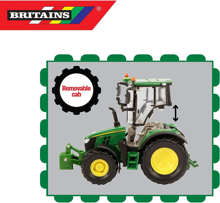 Britains John Deere 43248 6120M Traktor, Grün