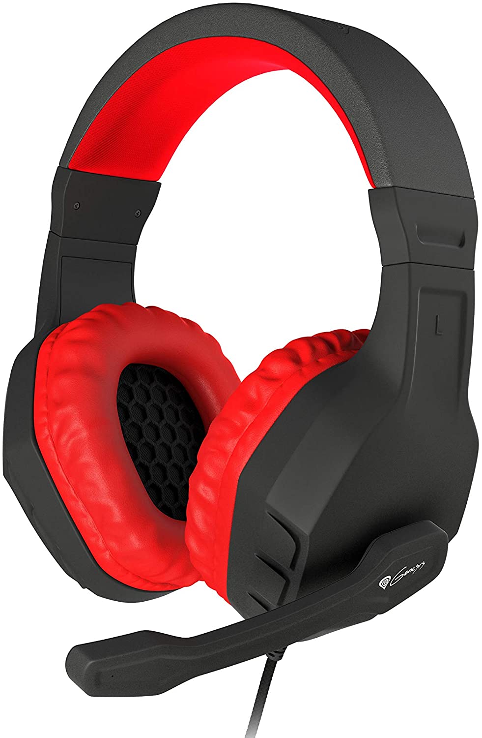 Genesis Argon Red 200 Gaming Headset with Microphone Mini Jack 3.5 Mm X2 PC, 286529