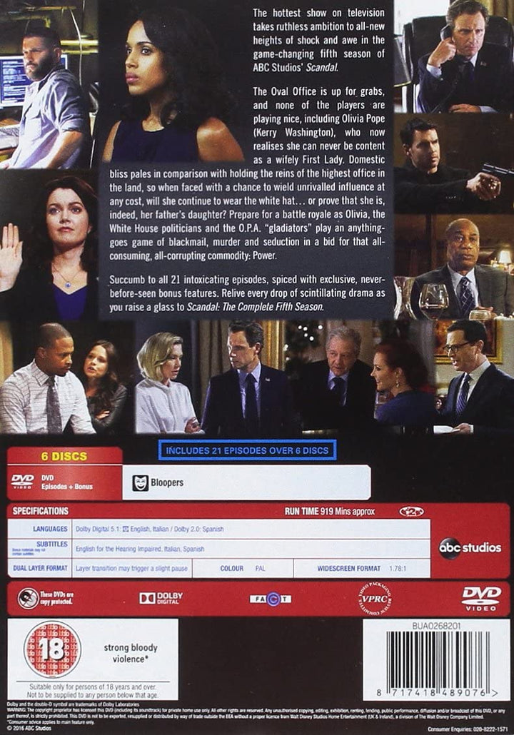 Scandal Season 5 [DVD]