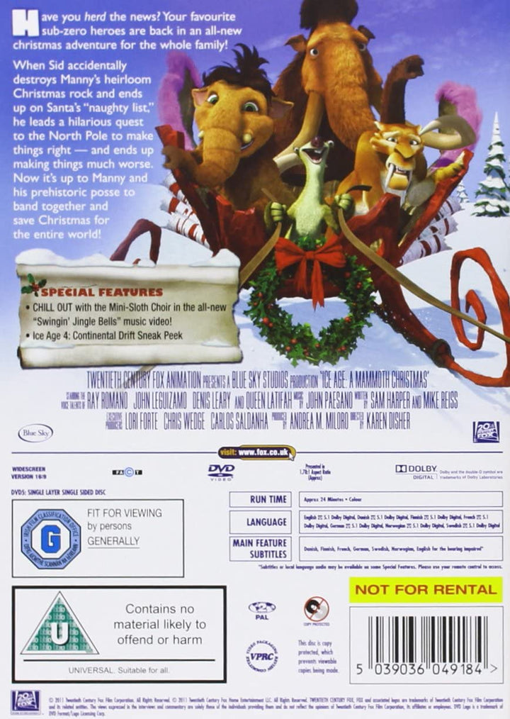 Eiszeit-Mammut-Weihnachten